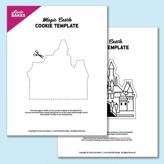 The Magic Castle -- Printable Cutter & Stamp Template