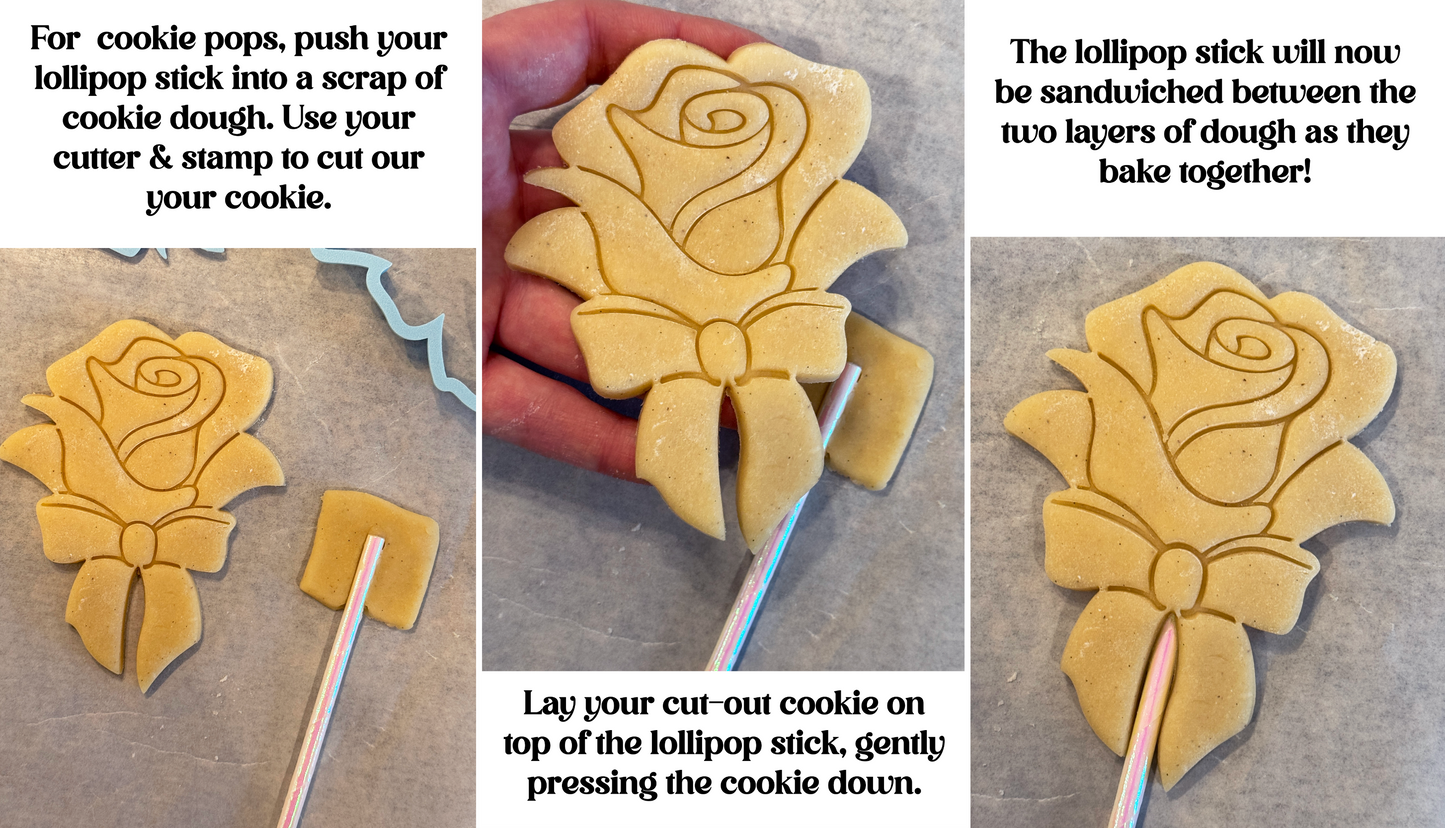 Cookies with Bows -- Cutter & Stamp Sets