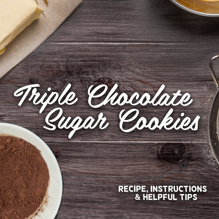Triple Chocolate Sugar Cookie Recipe