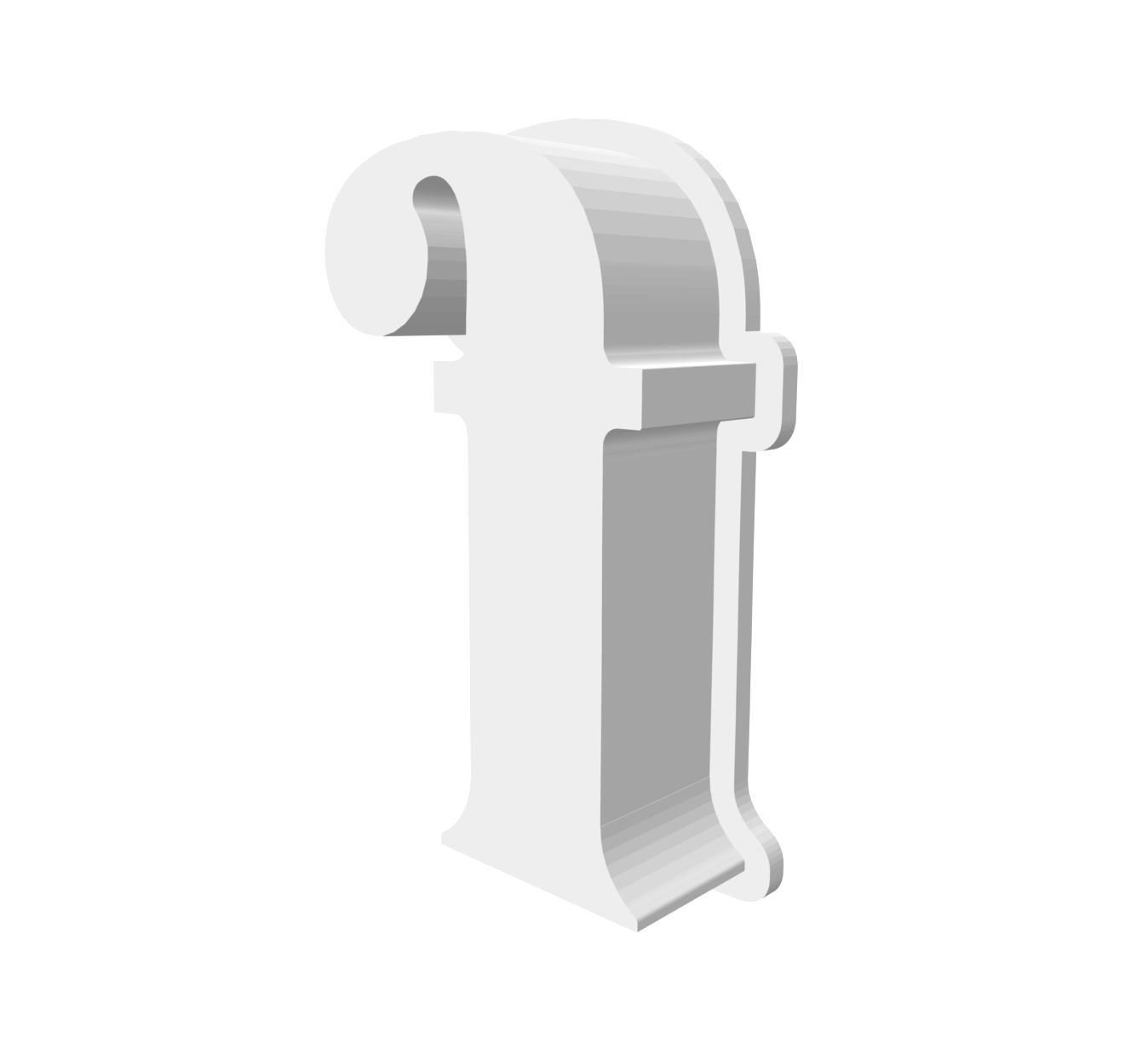 f (Lowercase, Includes 2 Cutters + Dough Pusher)-- STL FILES