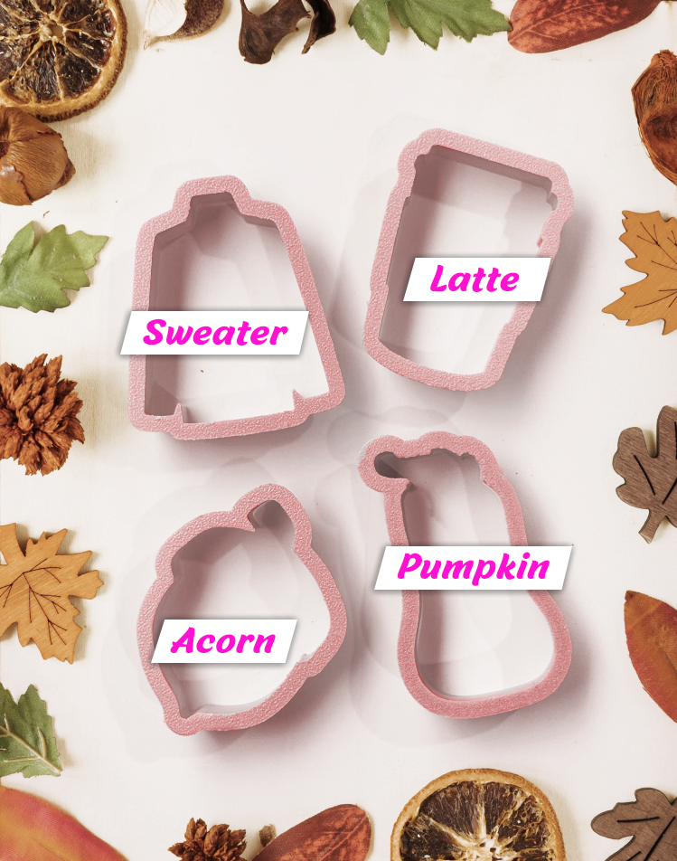 Mini Autumn Cookie Cutters