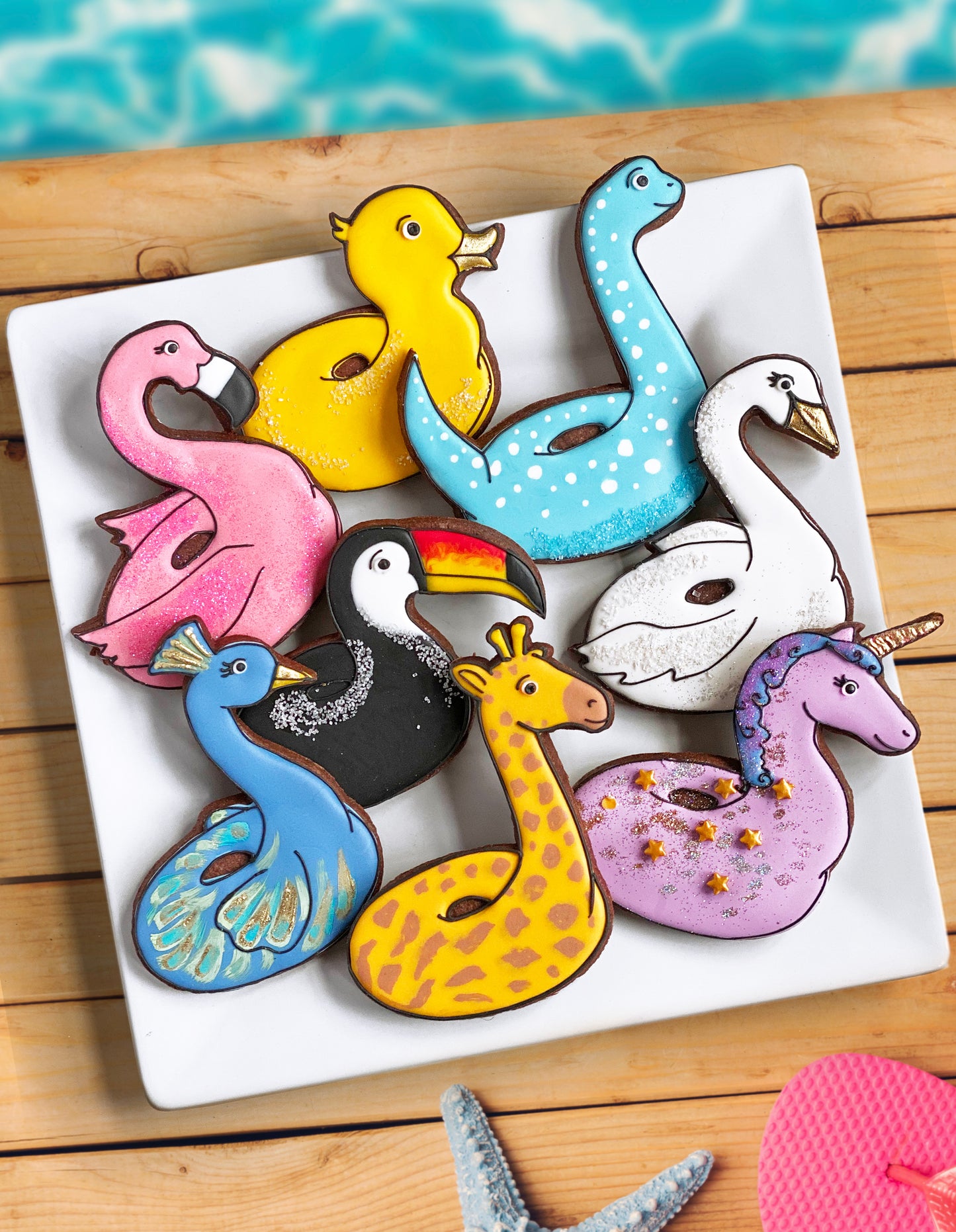 Pool Floatie Cookie Cutters
