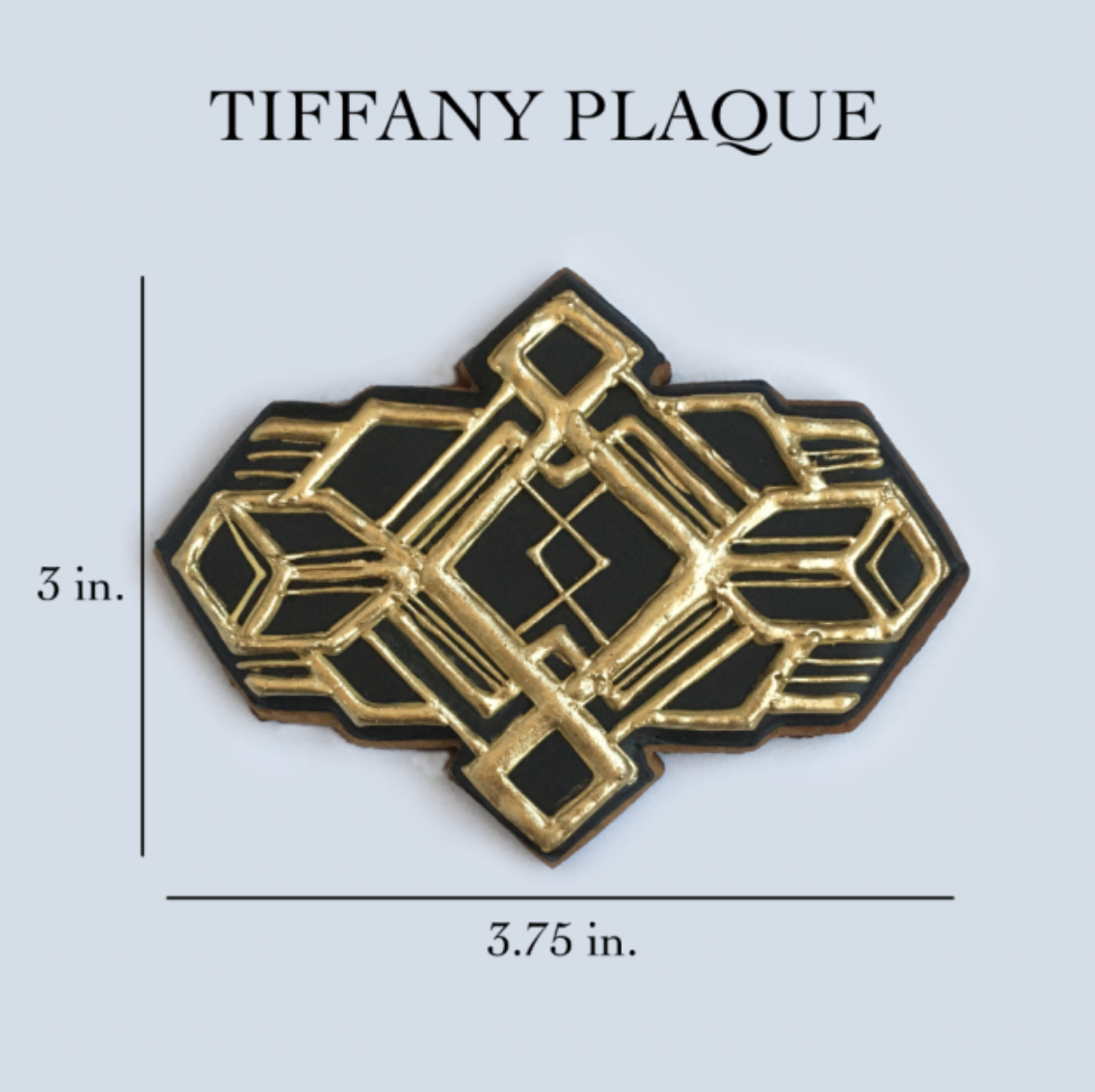 Tiffany Art Deco Plaque -- STL FILE