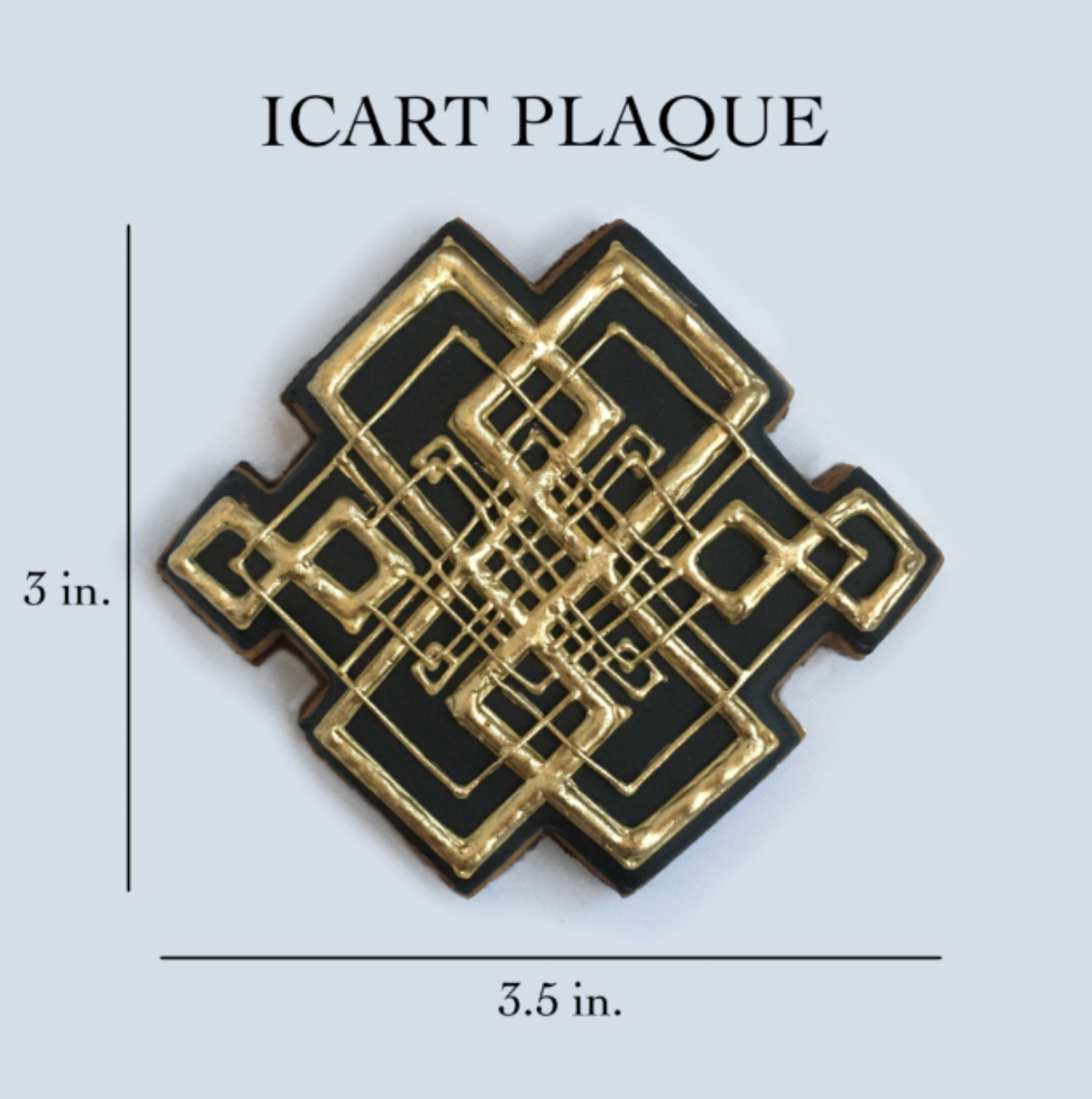 Icart Plaque -- STL FILE