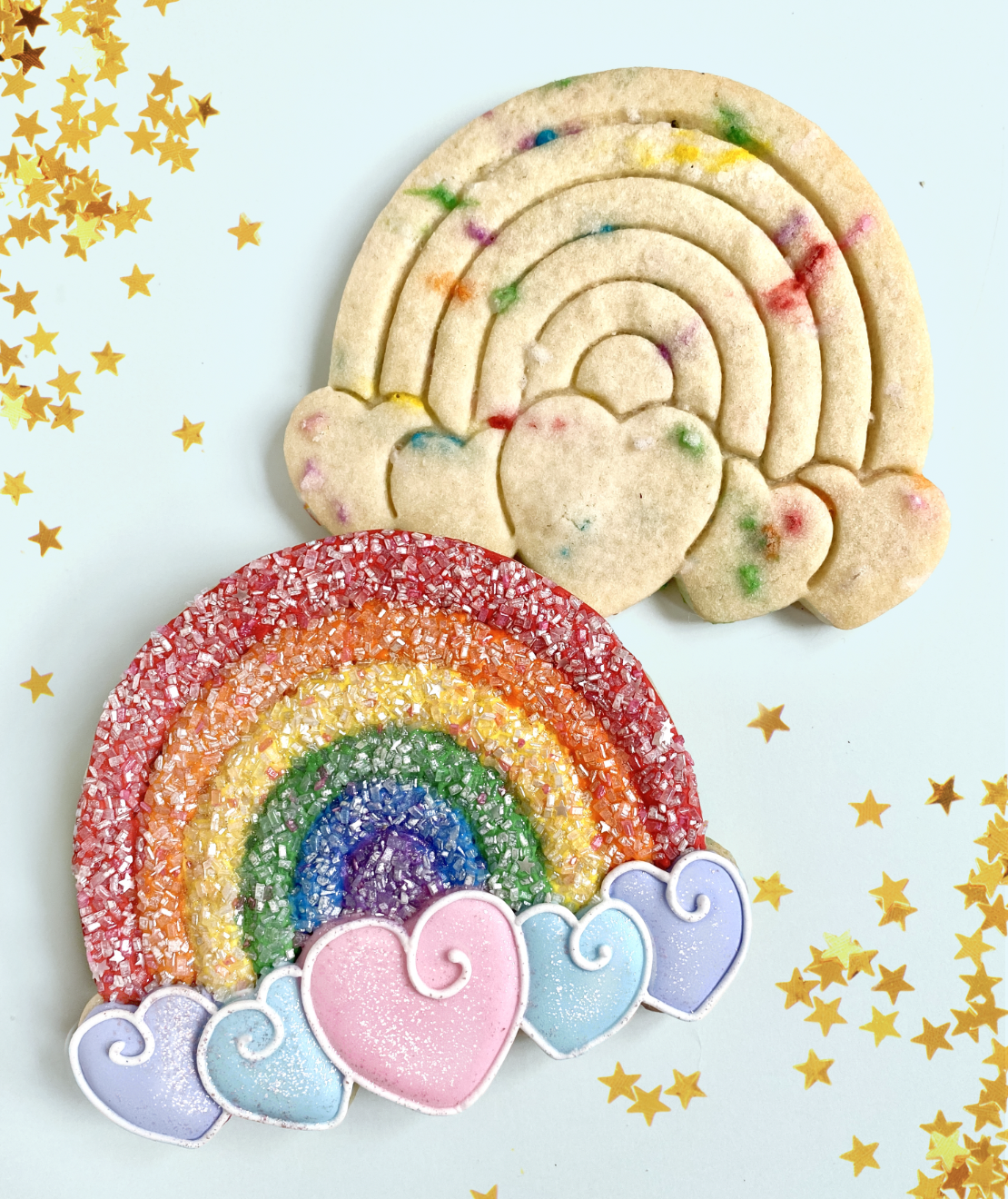 Rainbow Love Cutter & Stamp Set