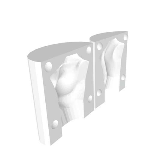 SMALL Dress Form Mold -- STL FILE