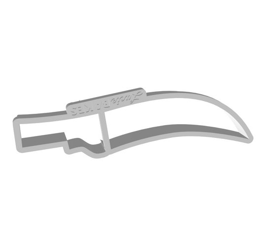 Sickle Blade Cookie Cutter -- STL FILE