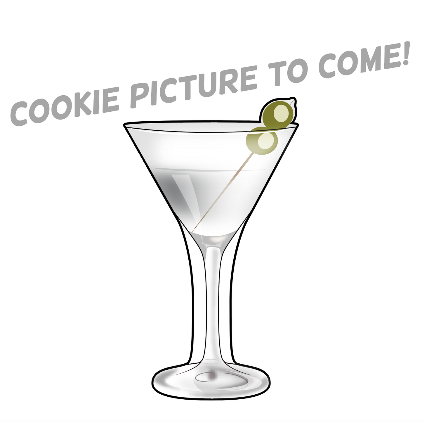 Martini Glass Cookie Cutter