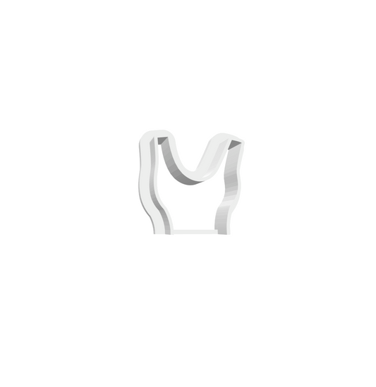 Bridal Gown Scoop Neck Top Cutter -- STL FILE