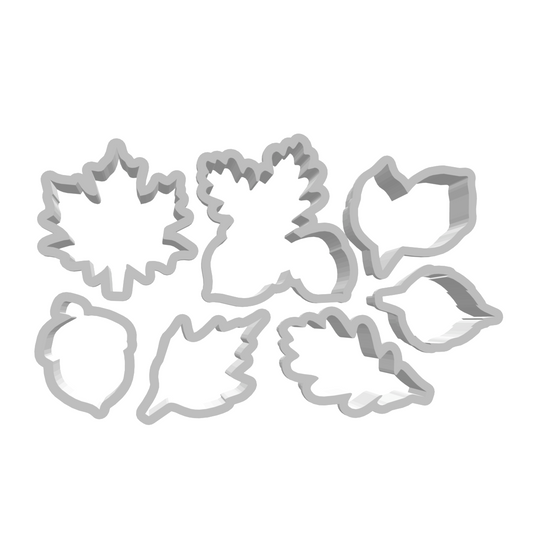 Mini Leaves Cutters -- STL FILES