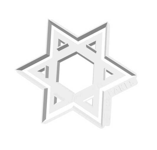 Star of David (2-piece Set) -- STL FILE
