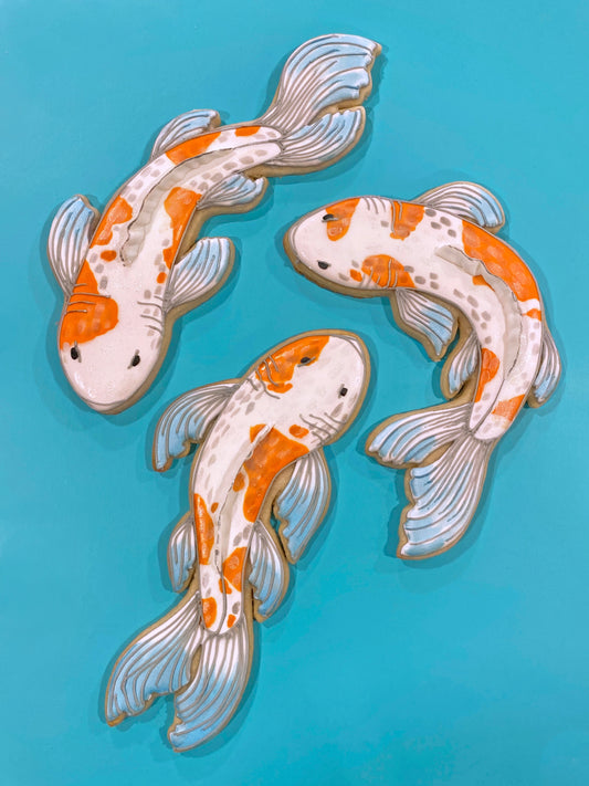 Koi Fish Cookie Cutter "GinRin" -- STL FILE