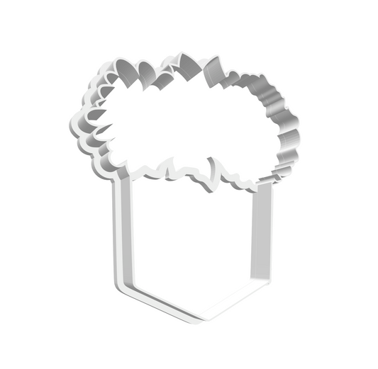 Floral Pocket Cutter (Large) -- STL FILE