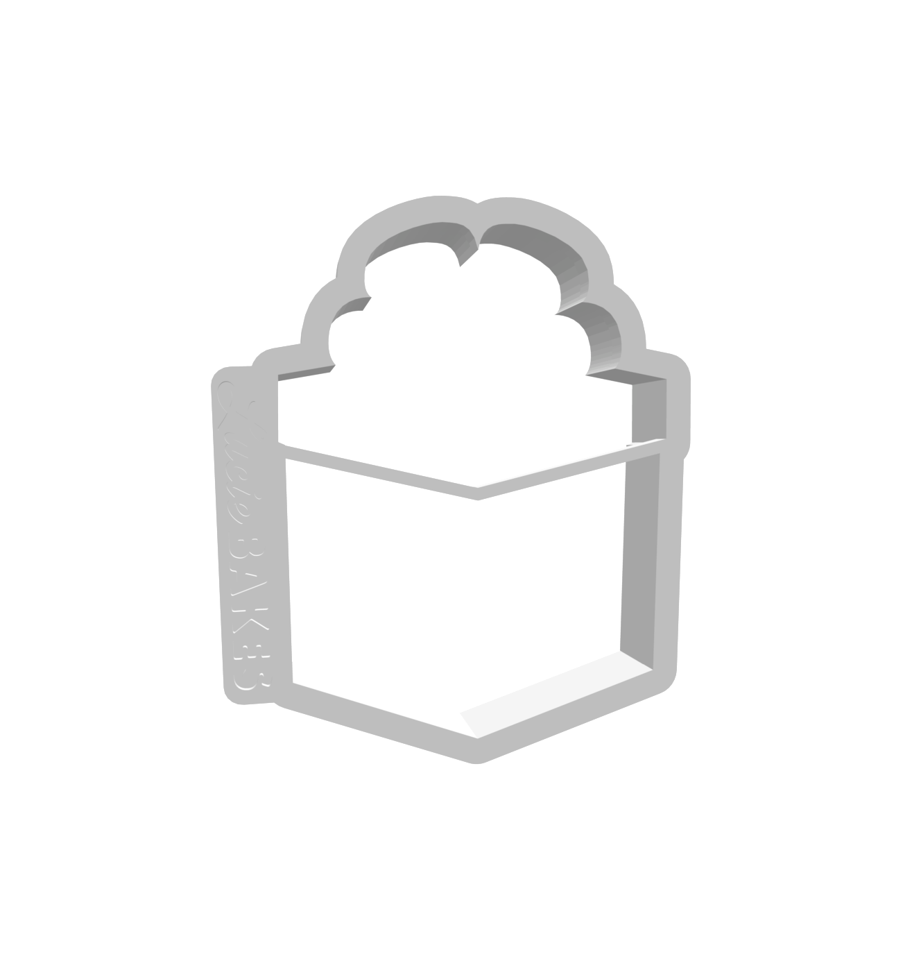 Tall Square Gift (SMALL) -- STL FILE