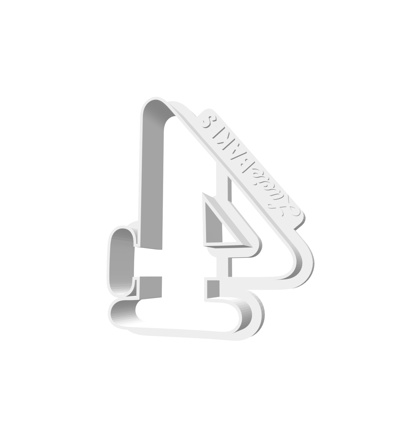 Number 4 (SMALL) -- STL FILE