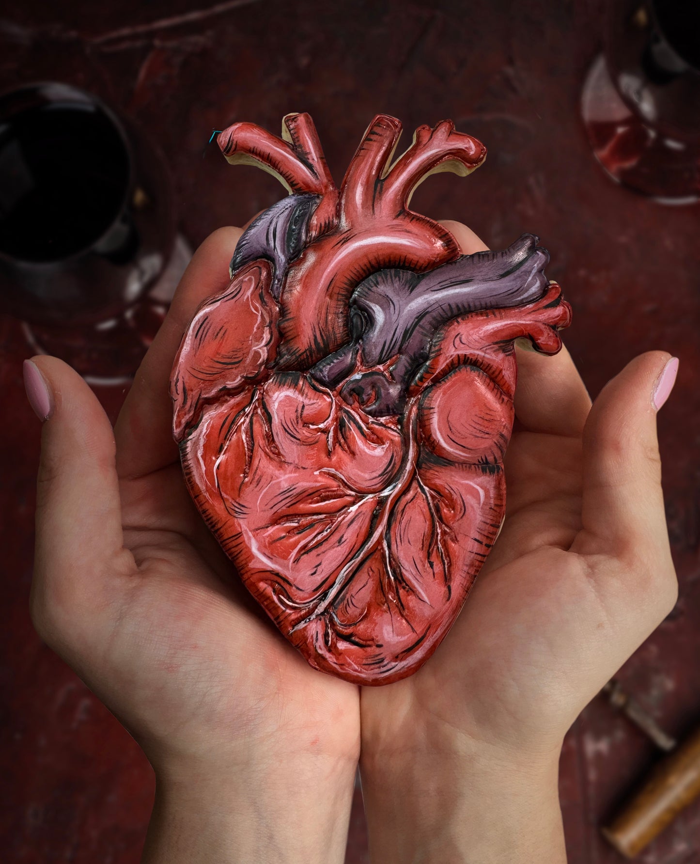 Anatomical Heart Cookie -- Workbook + Pre-Recorded Tutorials