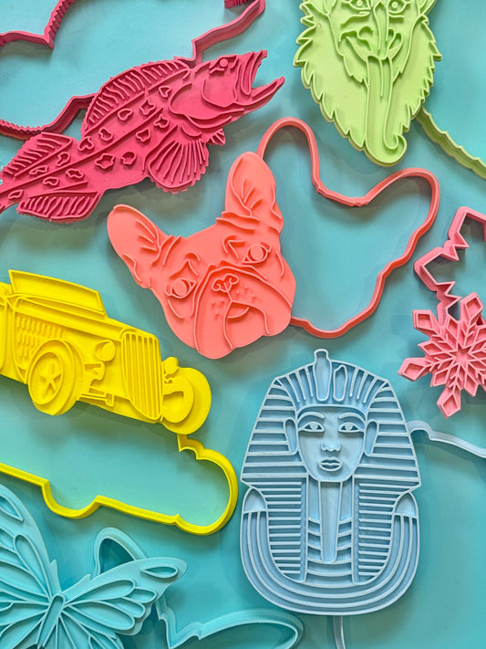 Custom Cookie Cutter & Stamp 2-piece Set