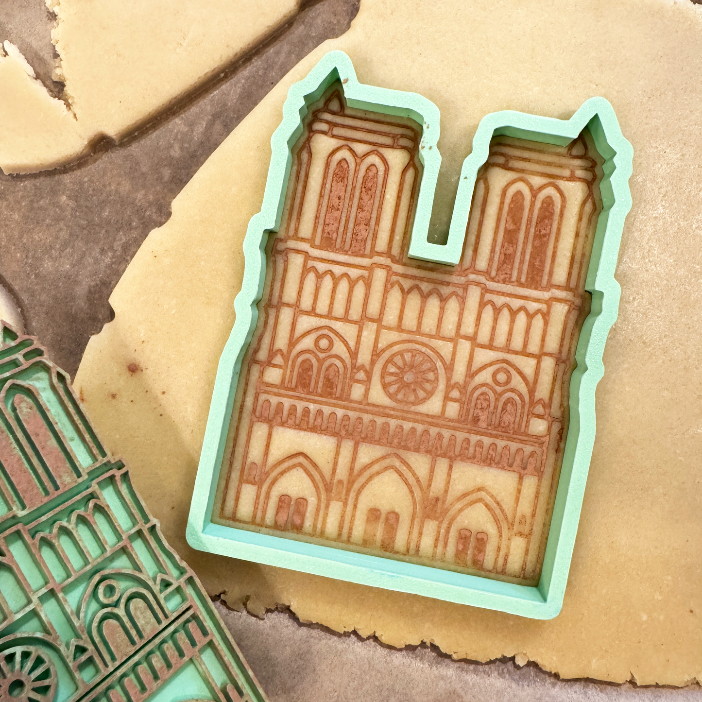 Parisian Landmarks Cookie Cutter & Stamps