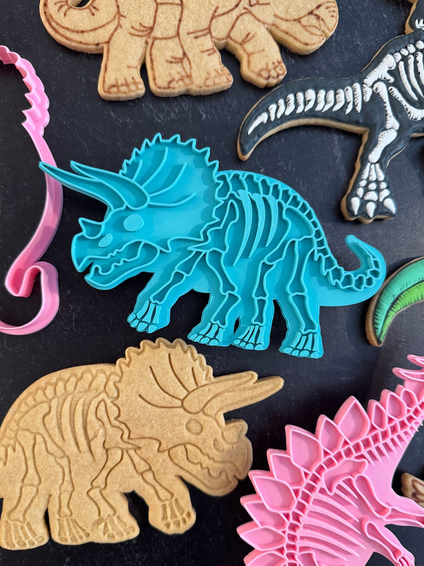 Dinosaurs Cookie Cutter & Stamps