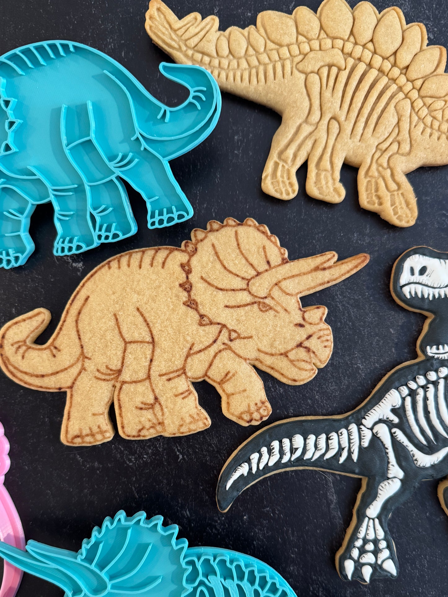 Dinosaurs Cookie Cutter & Stamps