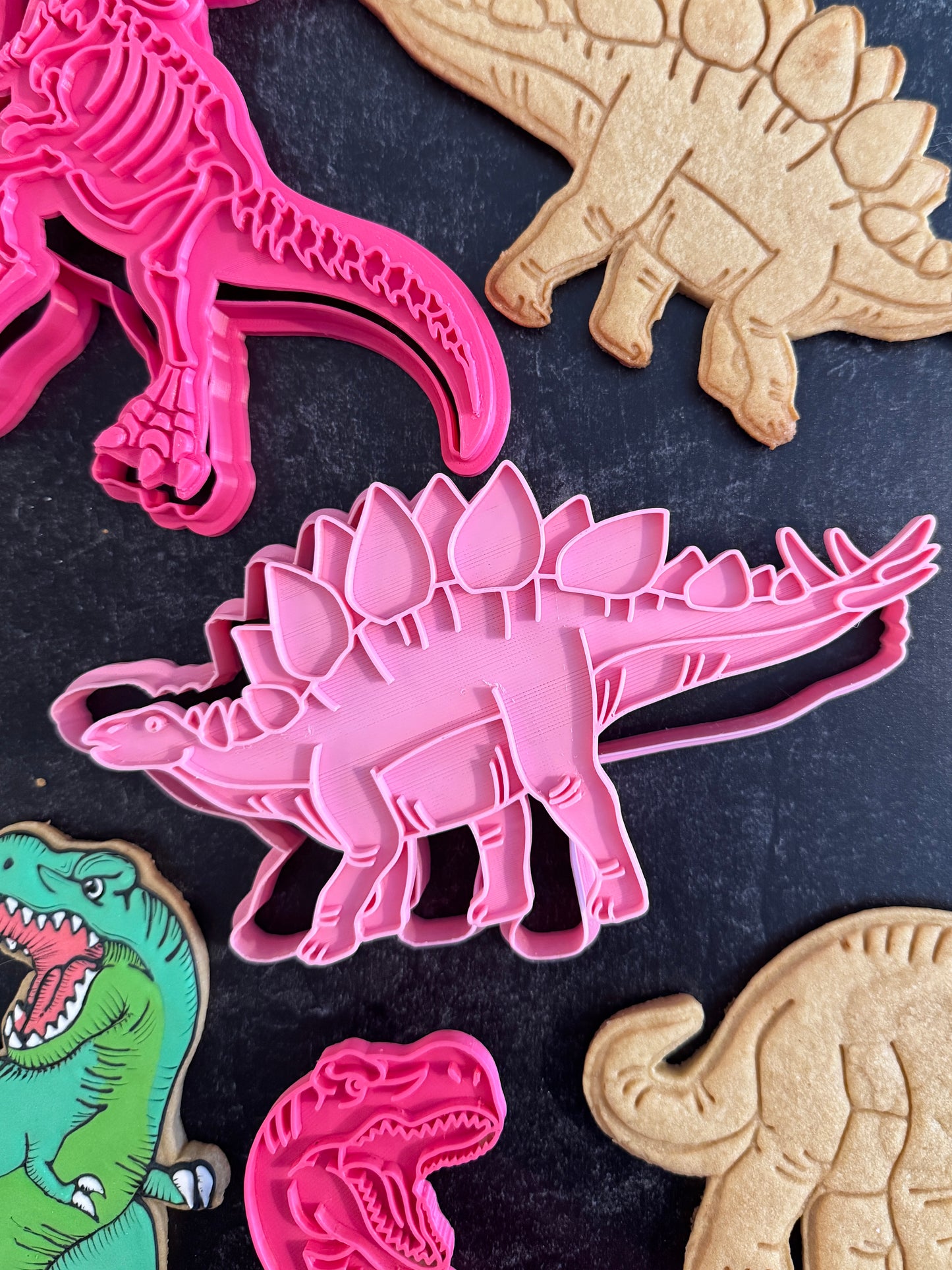 Dinosaurs Cookie Cutter & Stamps