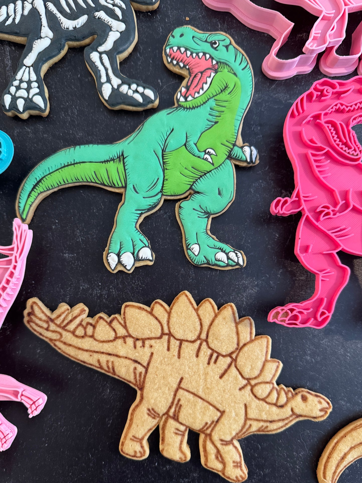Dinosaurs Cookie Cutter & Stamps