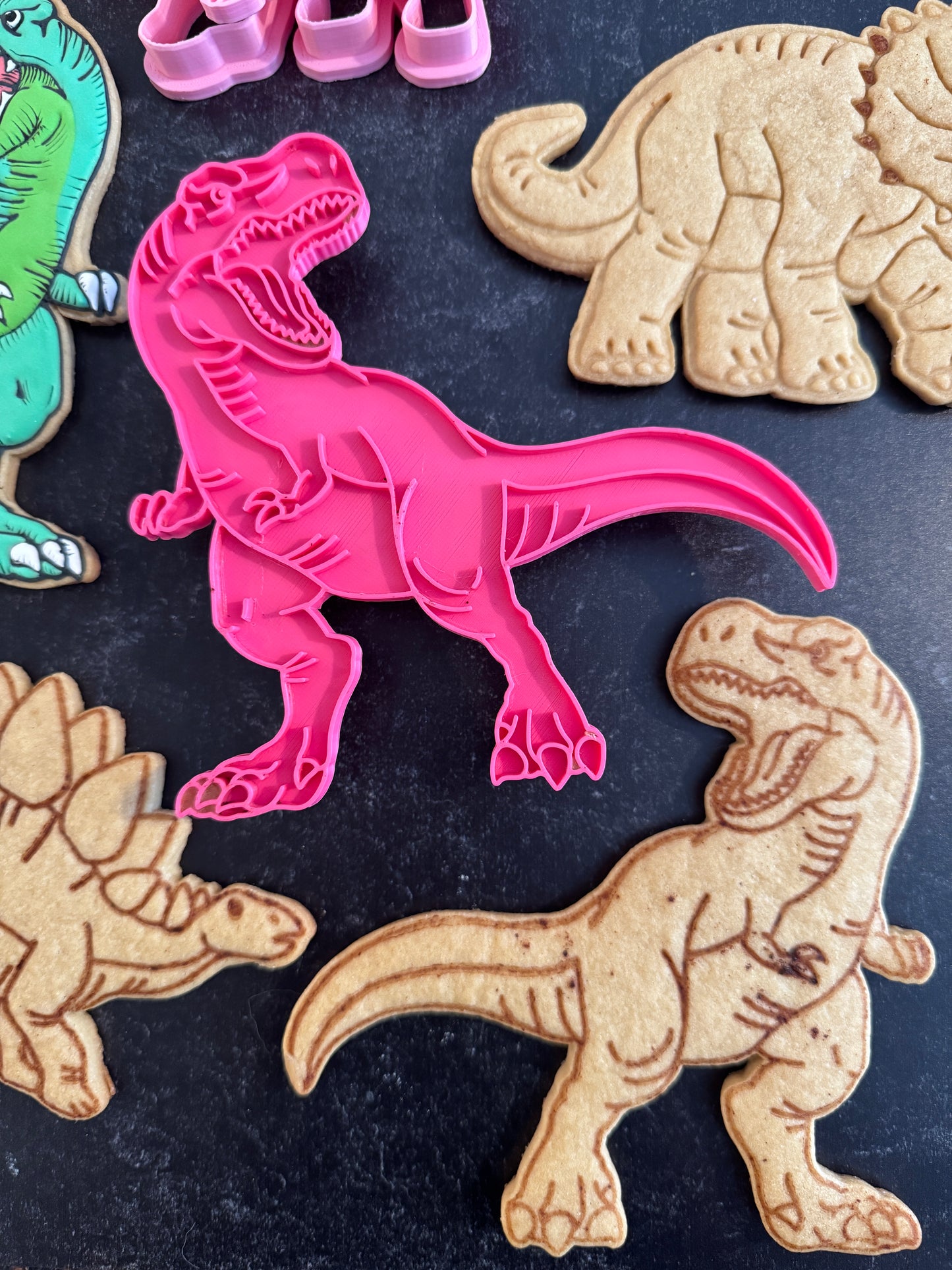 Dinosaurs Cookie Cutter & Stamps