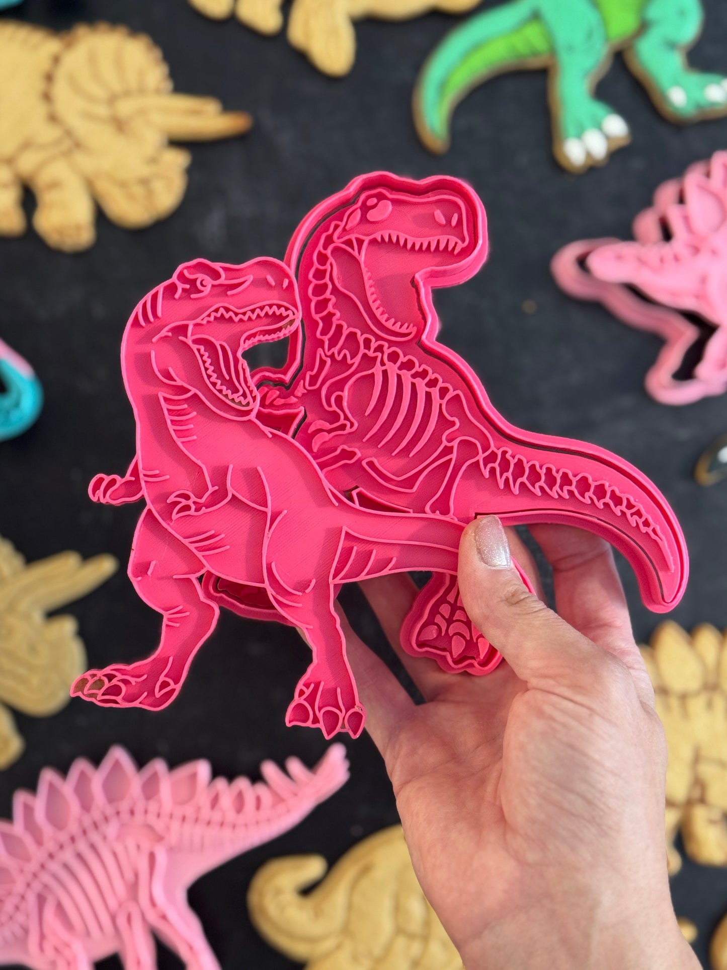 Dinosaurs Cookie Cutter & Stamps