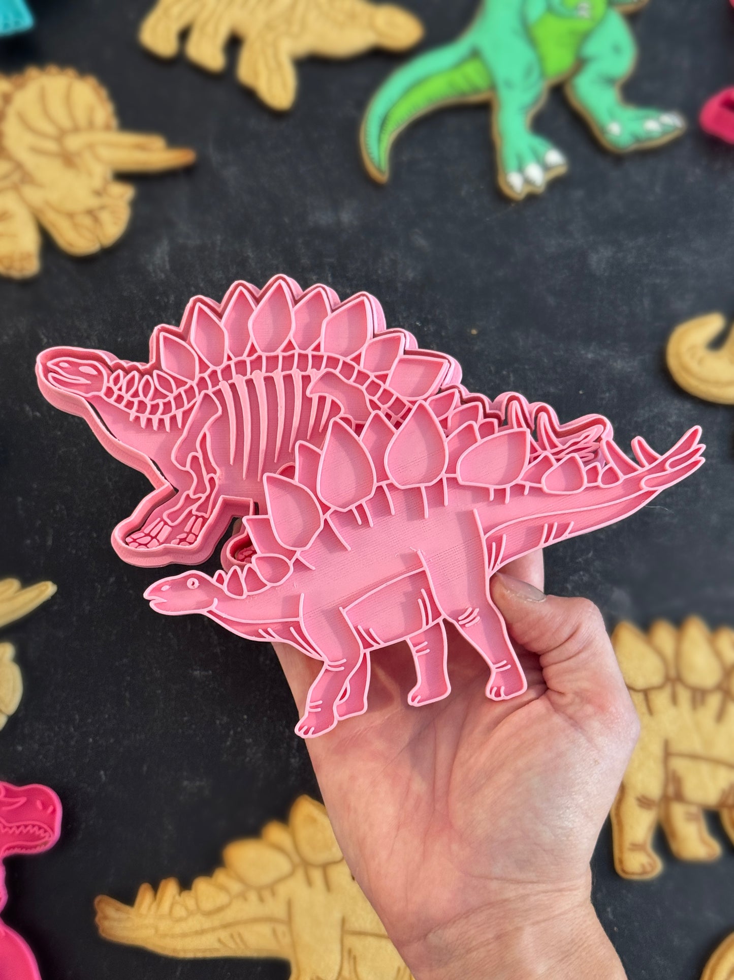 Dinosaurs Cookie Cutter & Stamps