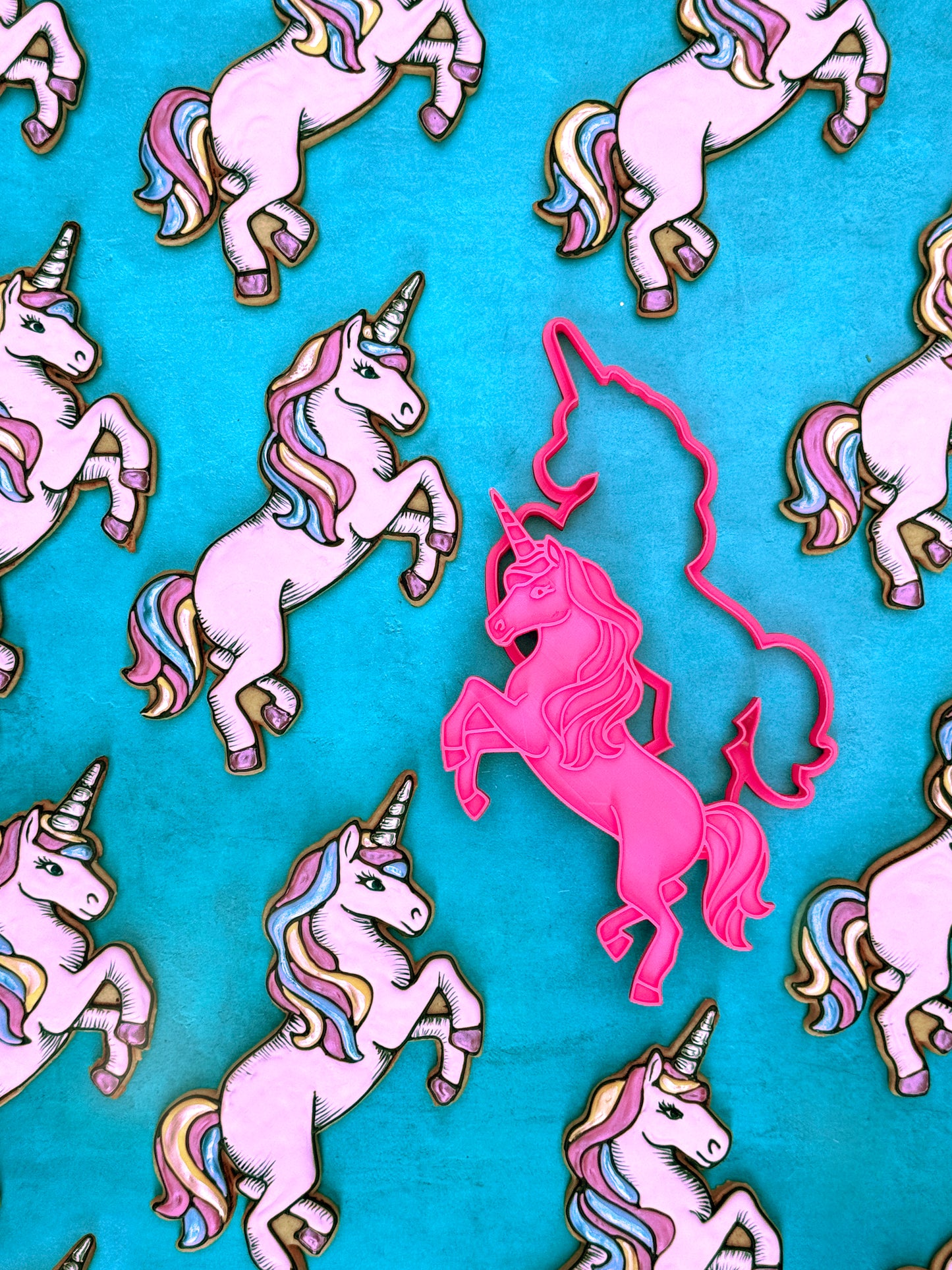 Unicorn Cookie Cutter & Stamp
