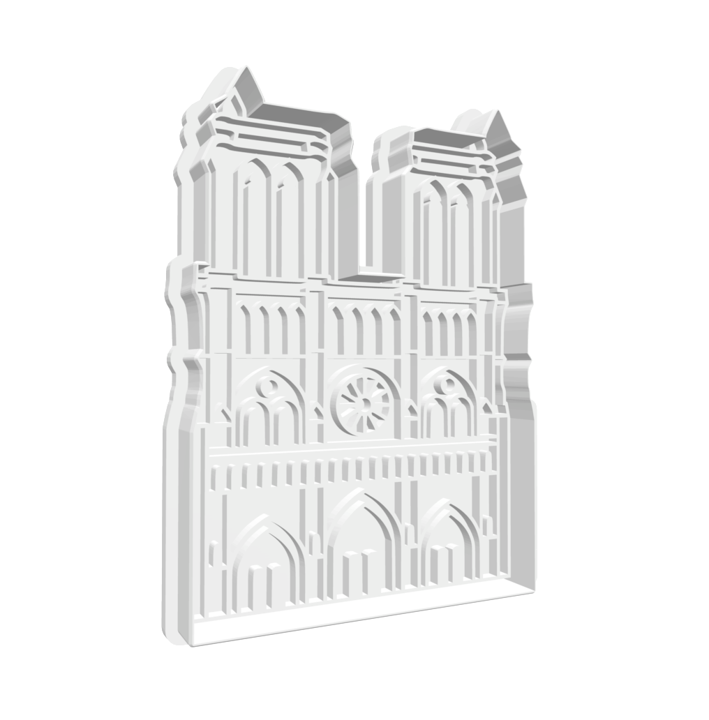 Notre Dame Cutter & Stamp -- STL FILES