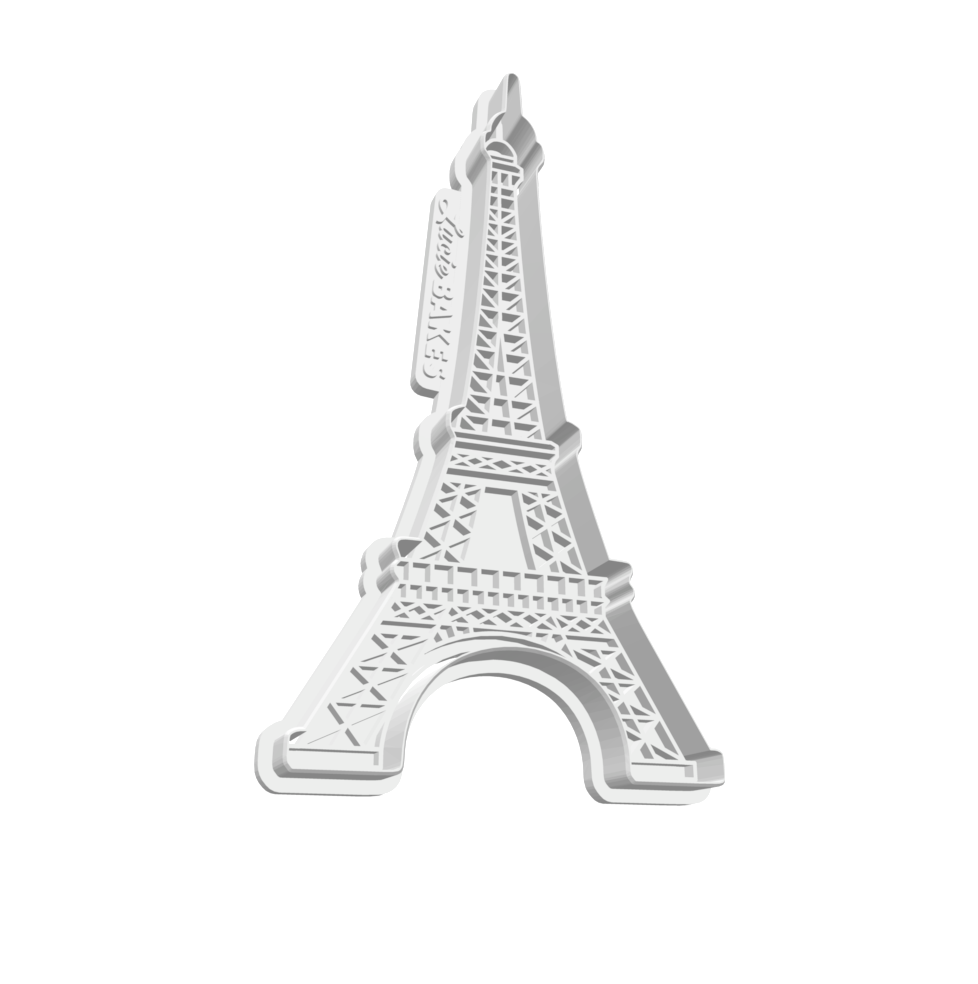 Eiffel Tower Cutter & Stamp -- STL FILES