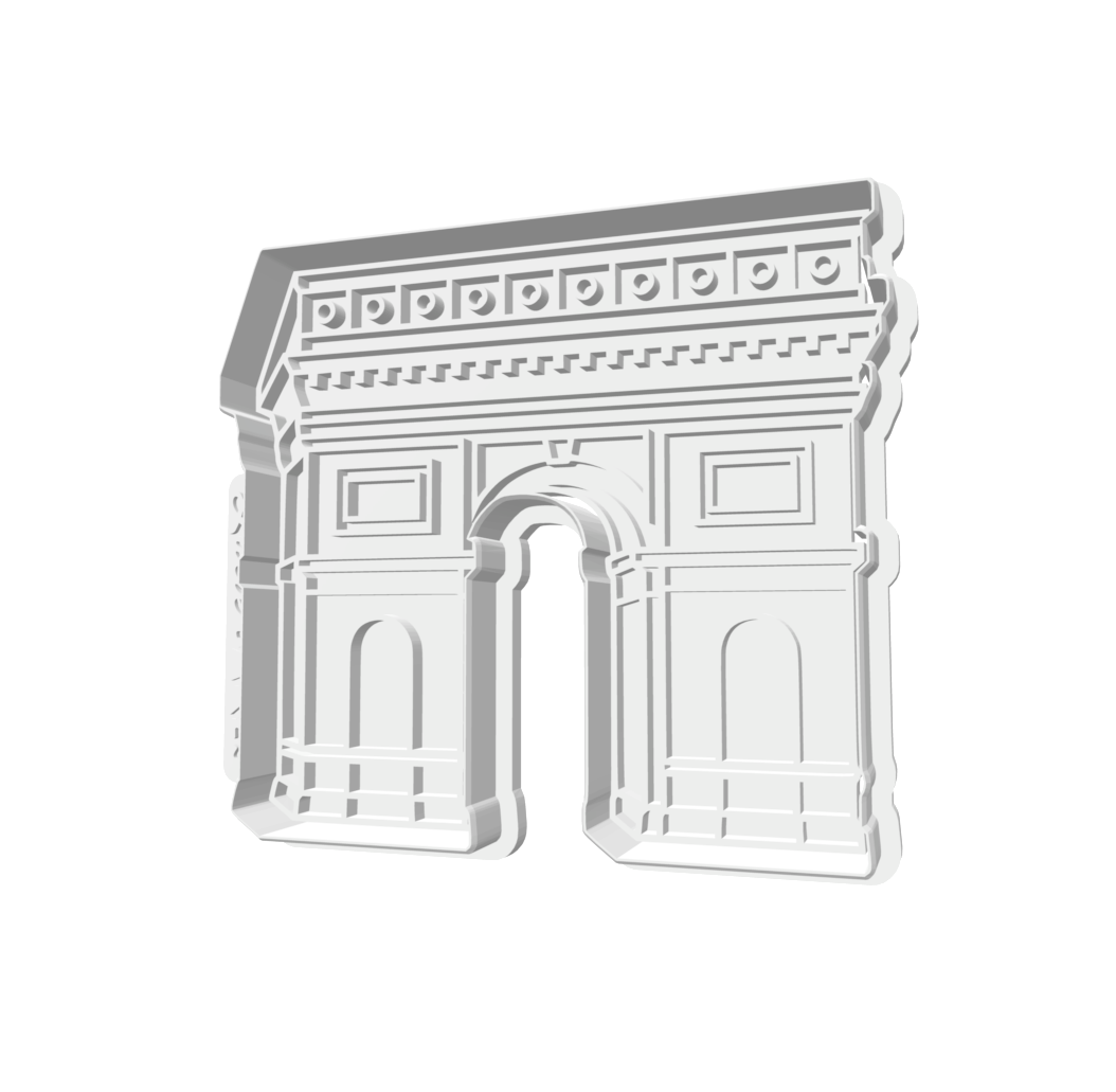 Arc de Triomphe Cutter & Stamp -- STL FILES