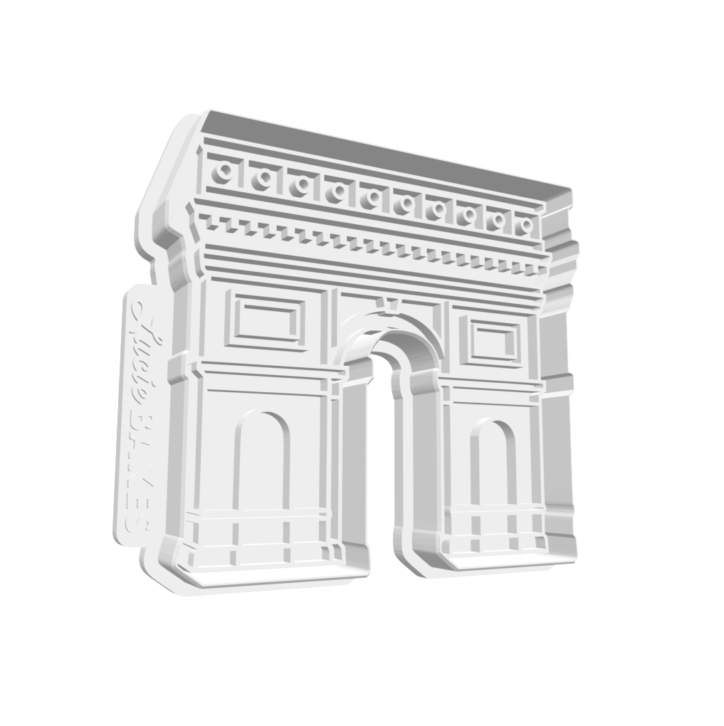 Arc de Triomphe Cutter & Stamp -- STL FILES