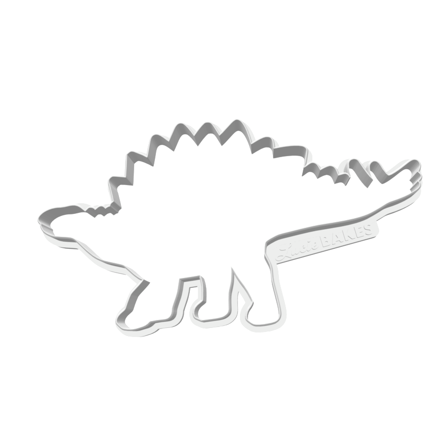 Stegosaurus Cutter & Stamps (3-piece set) -- STL FILES