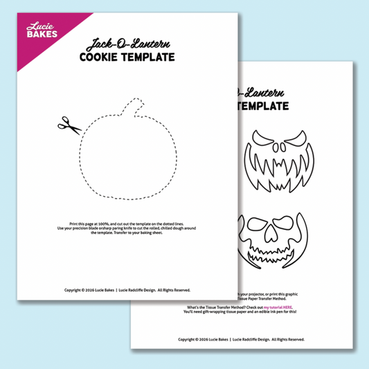 Jack-O-Lantern -- Printable Cutter & Stamp Template