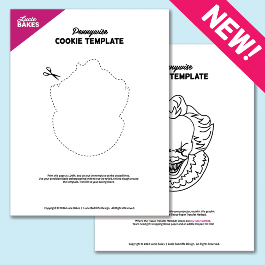Pennywise -- Printable Cutter & Stamp Template