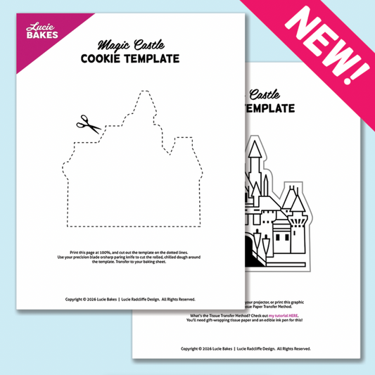 The Magic Castle -- Printable Cutter & Stamp Template