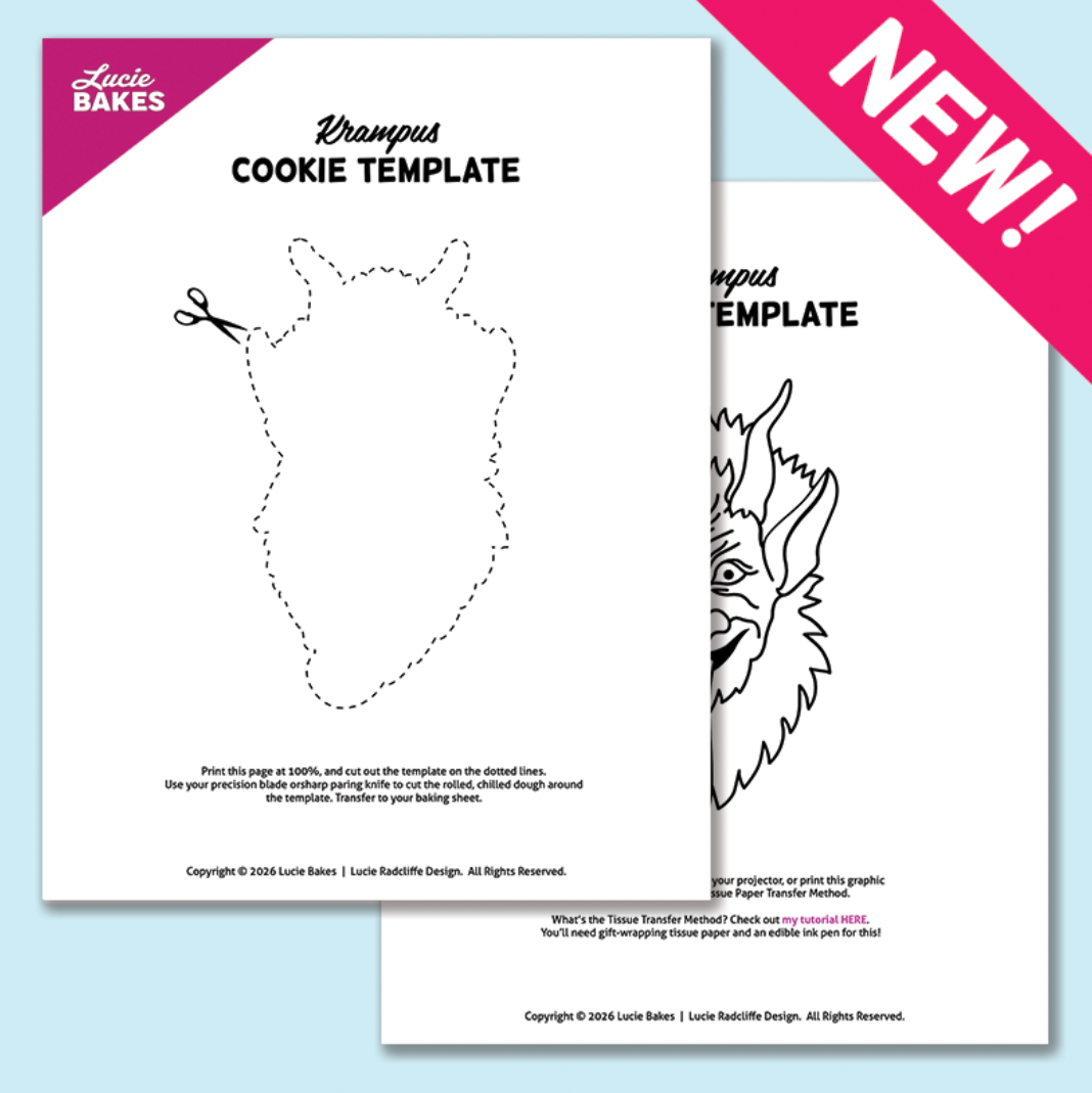 Krampus -- Printable Cutter & Stamp Template