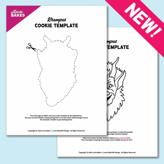 Krampus -- Printable Cutter & Stamp Template
