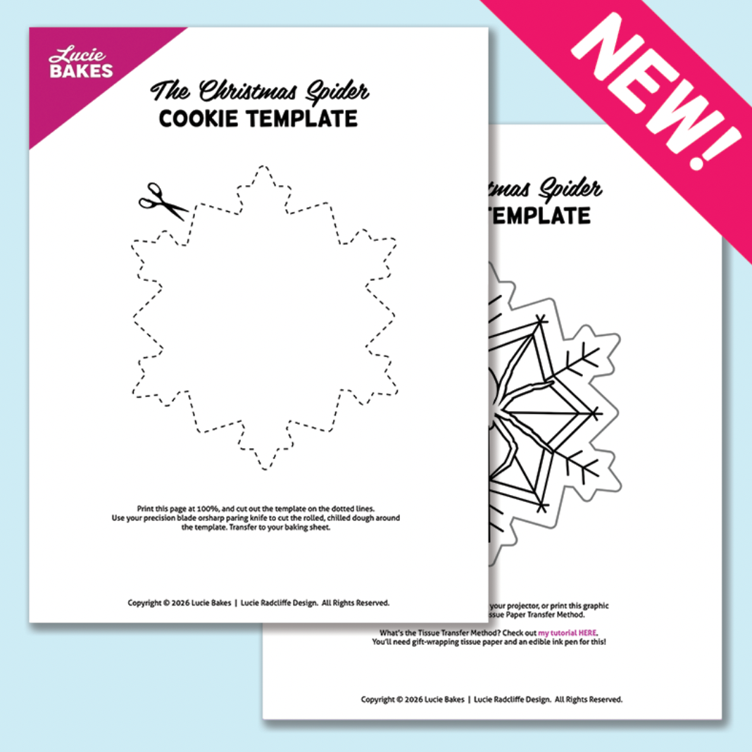 The Christmas Spider -- Printable Cutter & Stamp Template