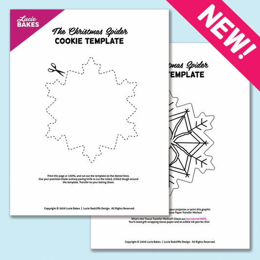 The Christmas Spider -- Printable Cutter & Stamp Template