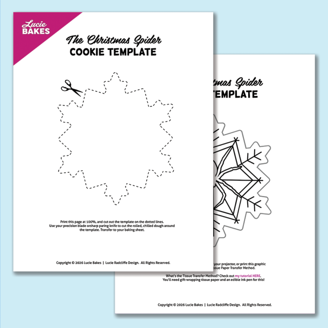 The Christmas Spider -- Printable Cutter & Stamp Template