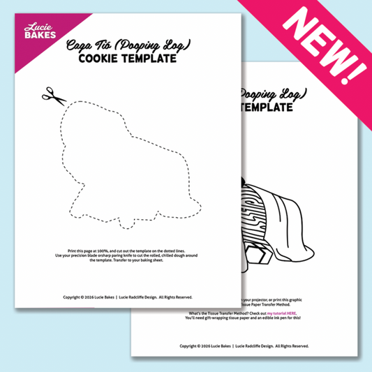 Caga Tió (Pooping Log) -- Printable Cutter & Stamp Template