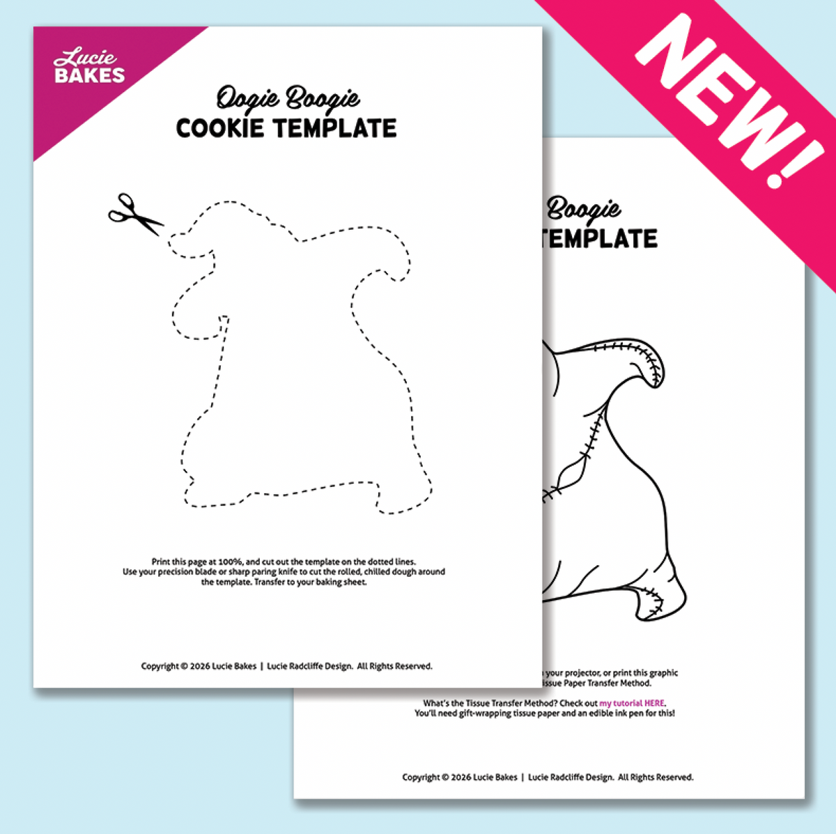 Oogie Boogie -- Printable Cutter & Stamp Template
