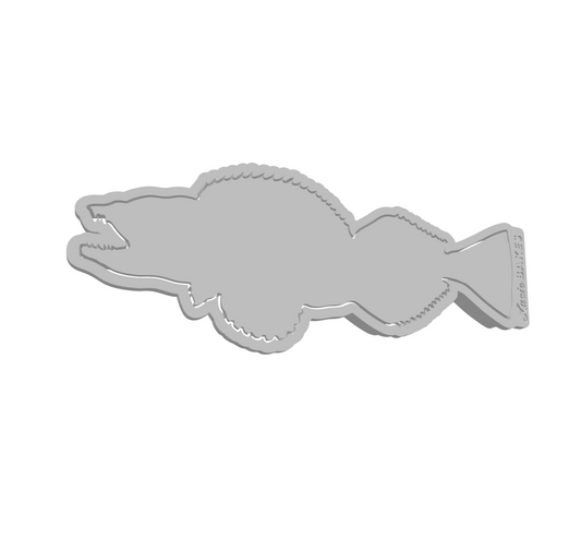 Lingcod Cutter & Stamp Set -- STL FILE