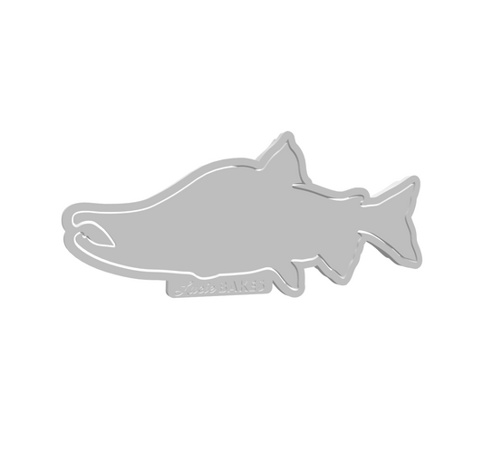 Sockeye Salmon Cutter & Stamp Set -- STL FILE