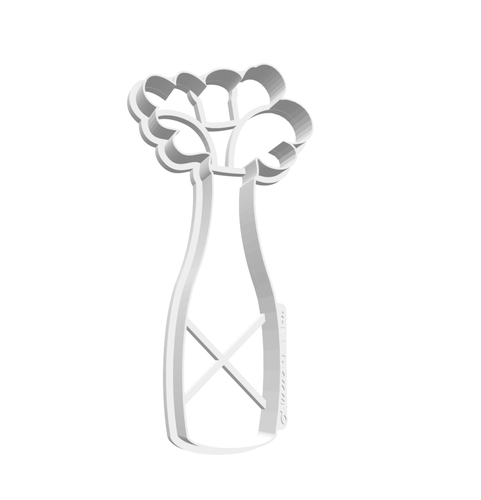 Medium Popping Champagne -- STL FILE