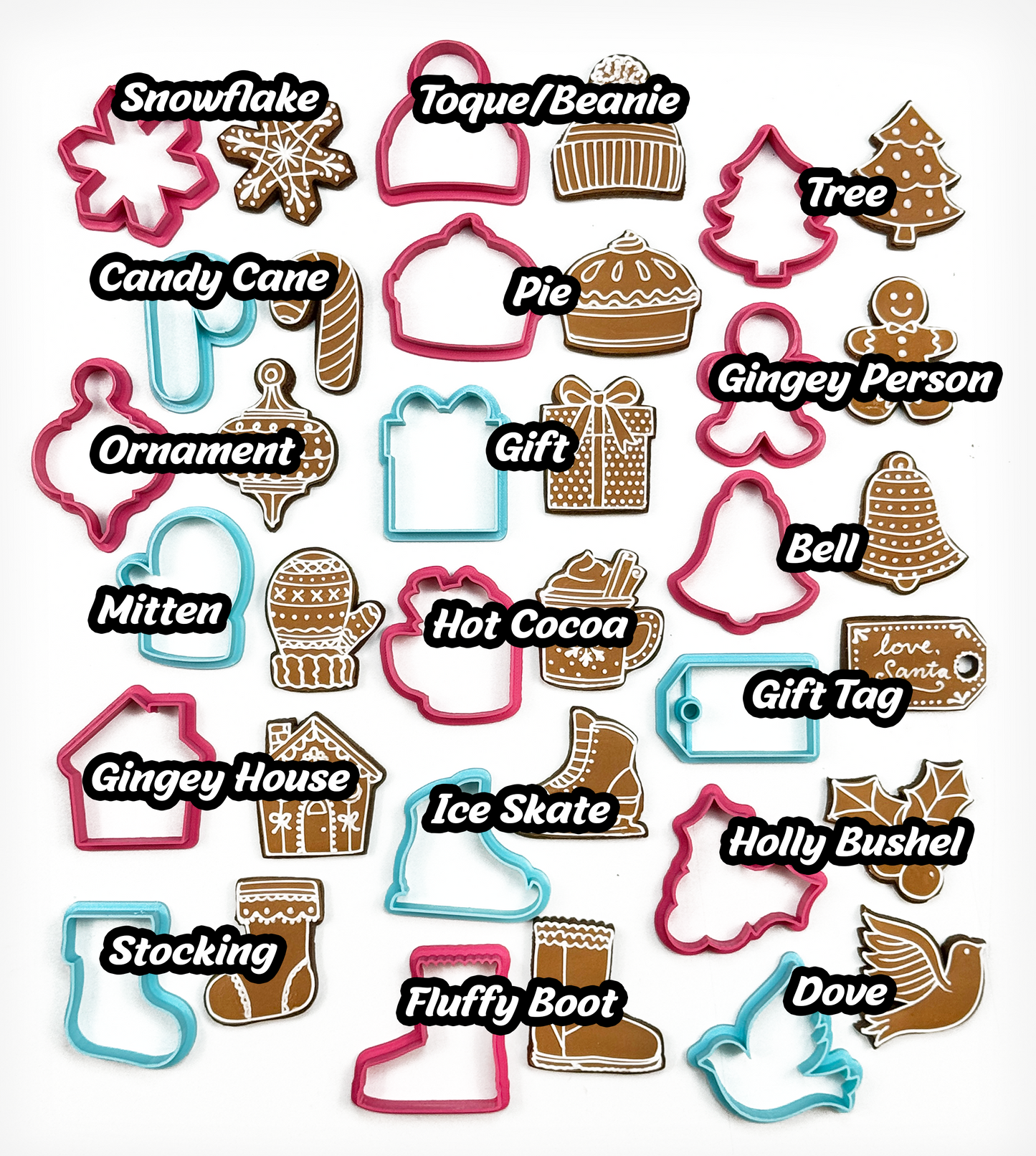 Mini Winter Cookie Cutters