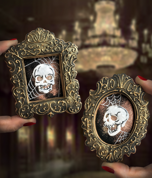 Assorted Skulls - Royal Icing Transfer Template